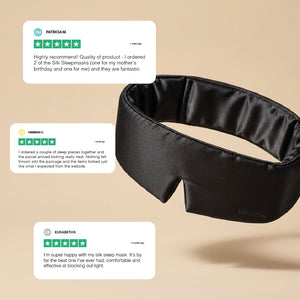 Black Silk Sleep Mask