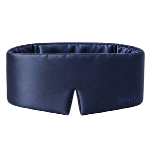 Navy Silk Sleep Mask