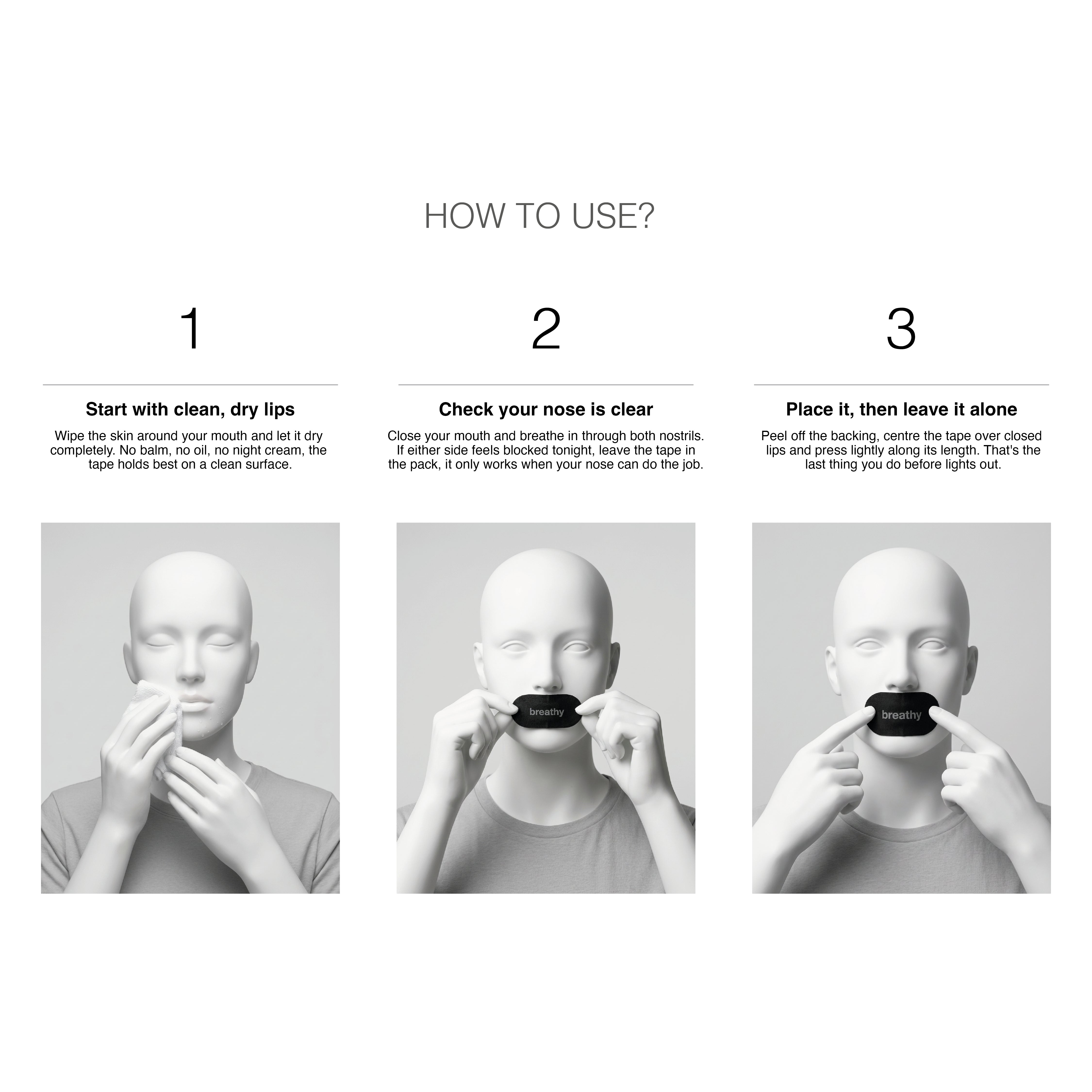 Breathy Black Mouth Tape